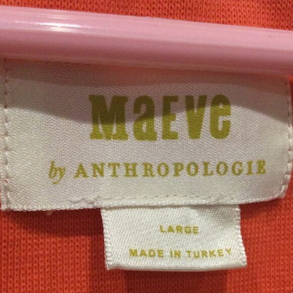 Anthropologie Maeve Womens Amalfi Coastal Sleeveless Tank Top Size Large Orange - Picture 4 of 13